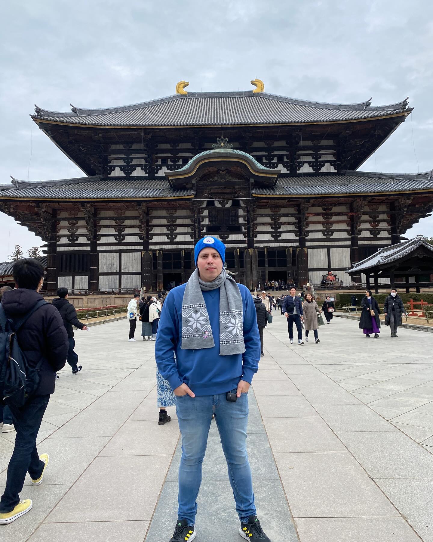 Marco en Nara, Japón